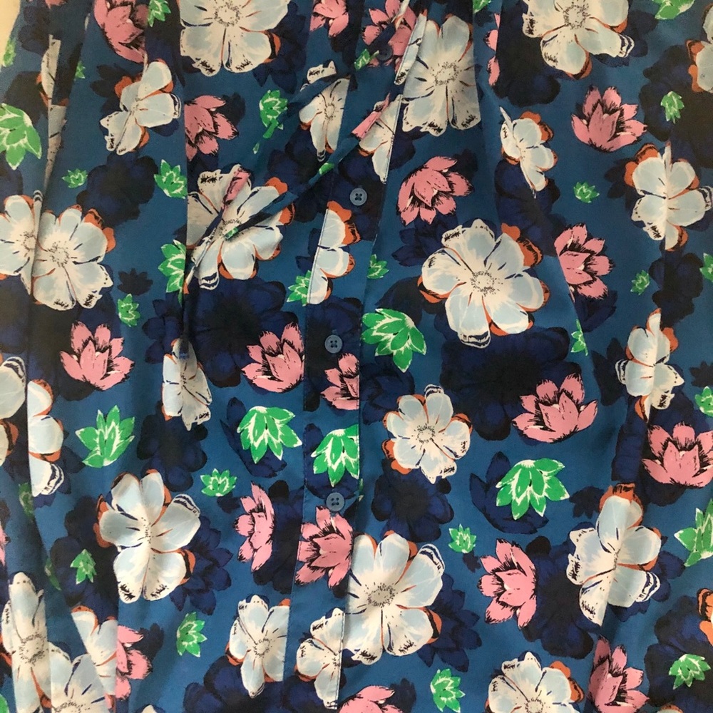 floral shirt dress